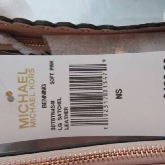 Michael Kors BENNING Large Scalloped Satchel - Picture 8 of 8